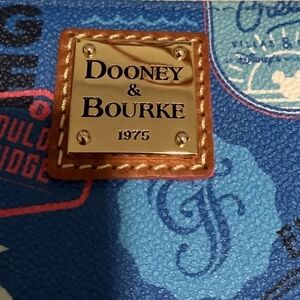 Dooney & Bourke Blue Patterned Wristlet